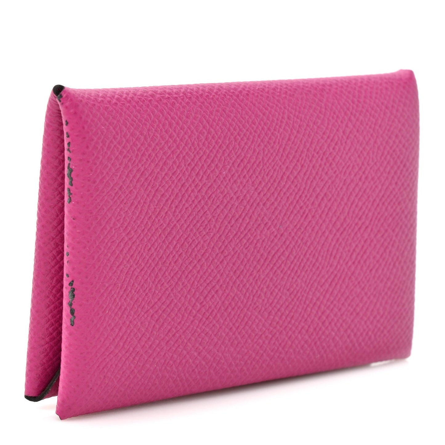 Epsom Calvi Card Case Rose Pourpre