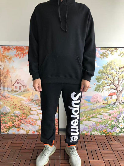 TOP ￥ 226 PANTS ￥ 199 S🔥P🔥E🔥E HOODIE TROUSERS FLEECE