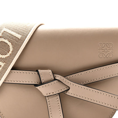 Calfskin Jacquard Mini Gate Dual Bag Clay