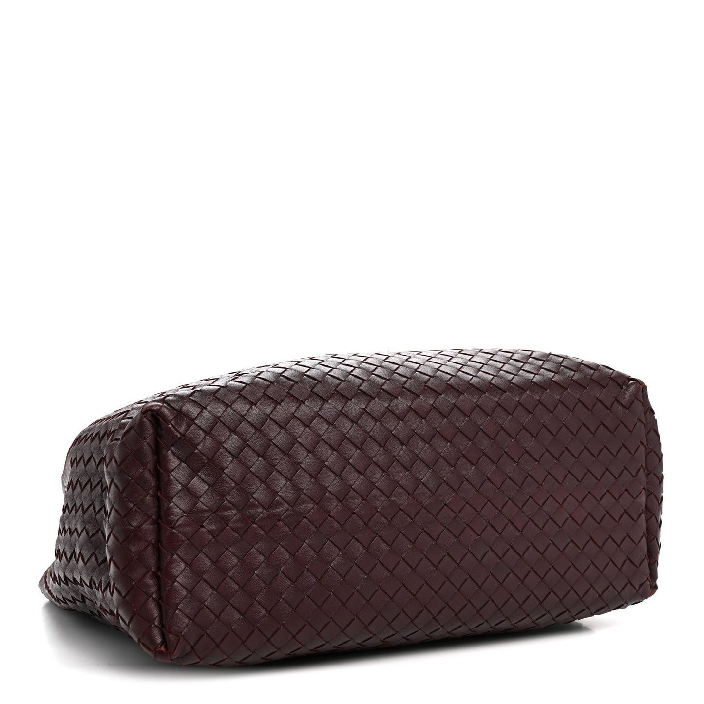 Nappa Intrecciato Bella Tote Aubergine
