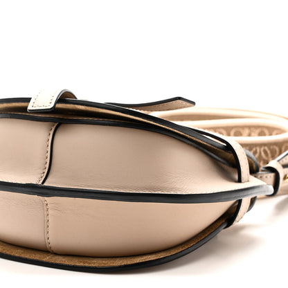 Calfskin Jacquard Mini Gate Dual Bag Clay