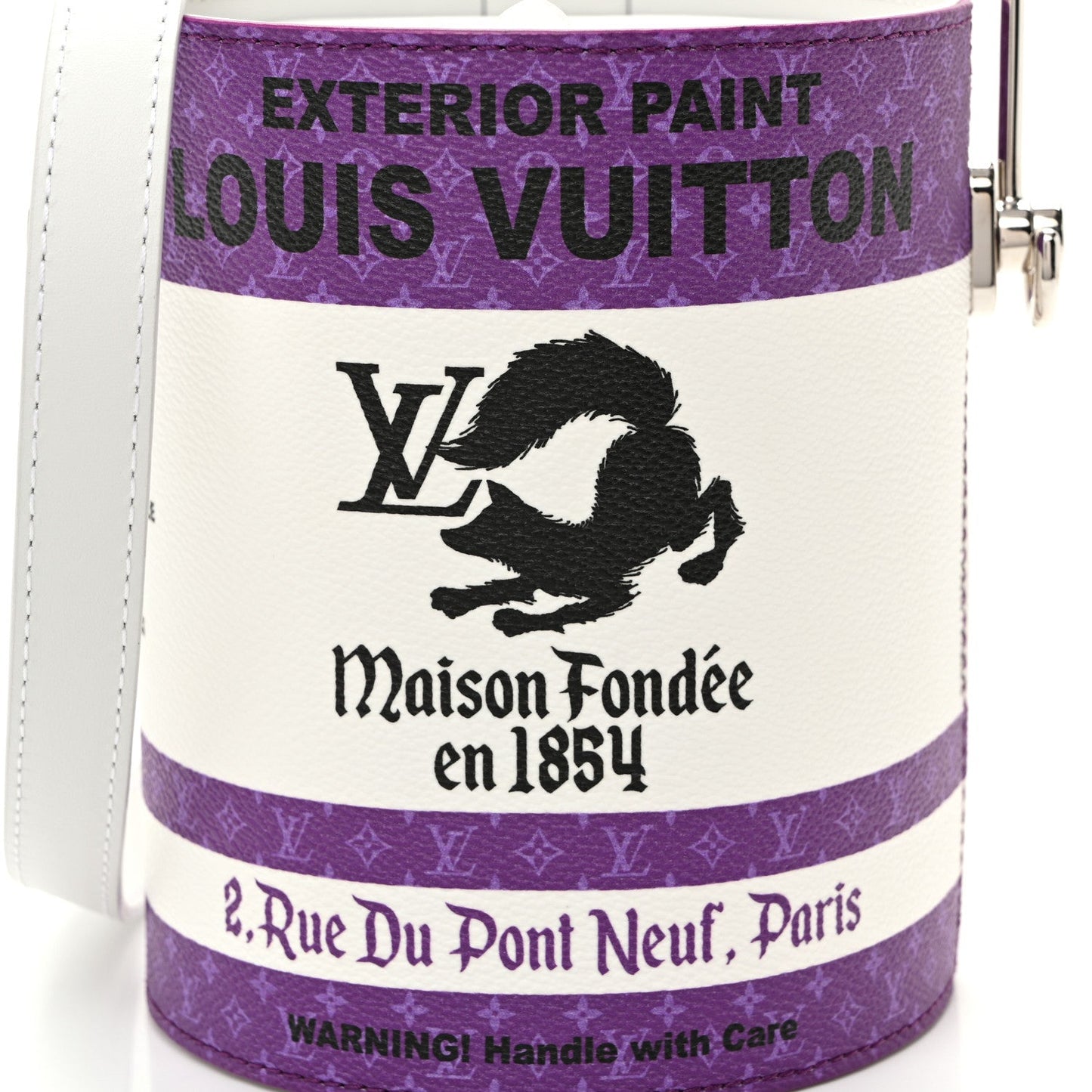 Monogram LV Paint Can Purple