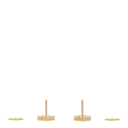18K Yellow Gold Black Onyx Sweet Alhambra Earrings
