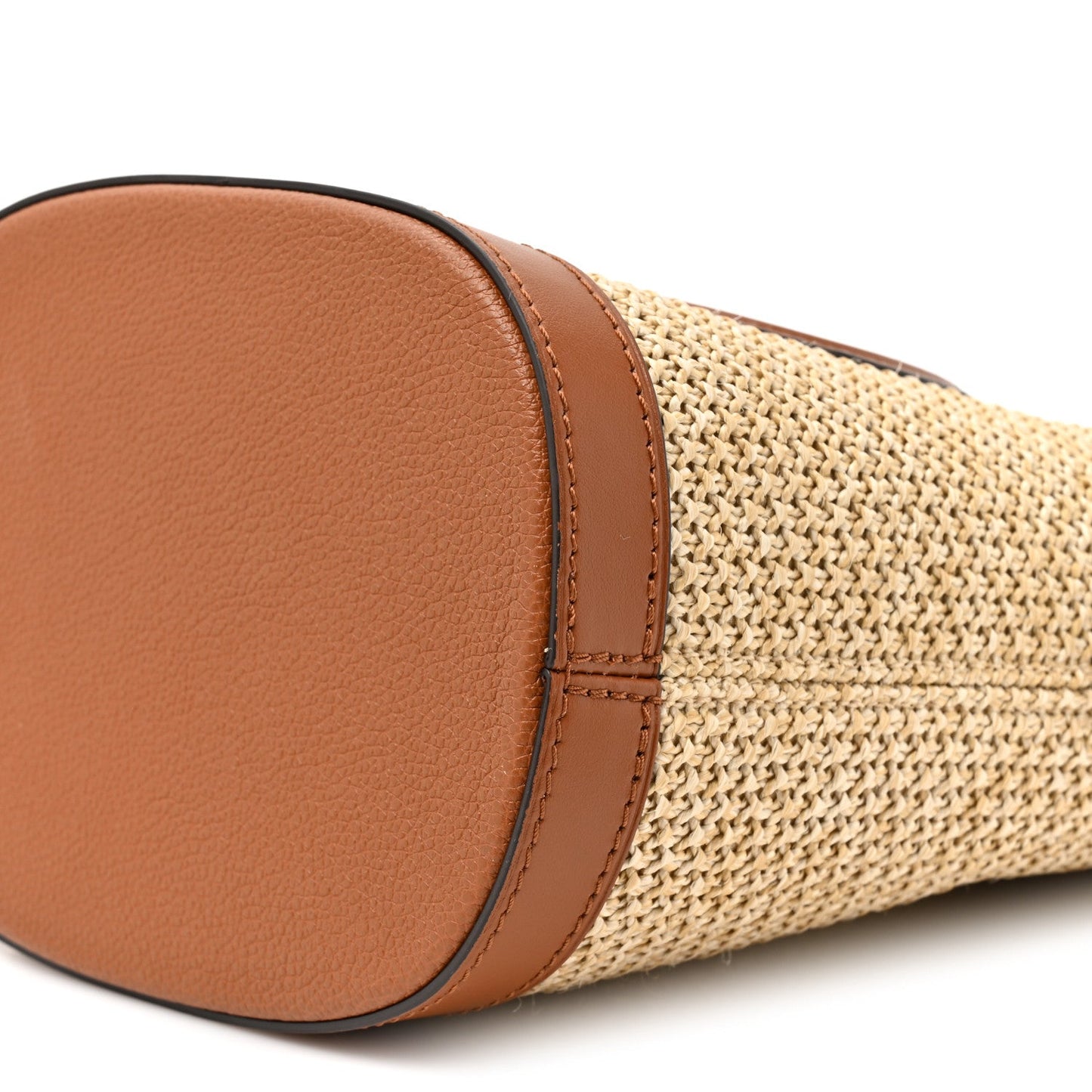 Raffia Petit Bucket Caramel