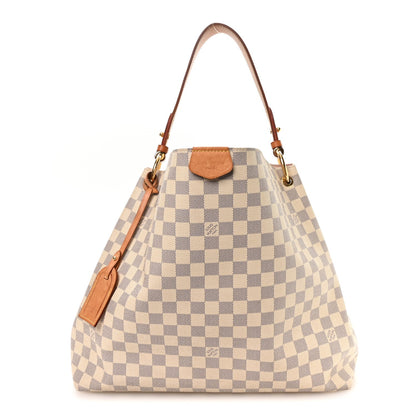 Damier Azur Graceful MM Rose Ballerine
