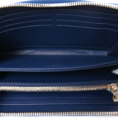 Monogram Escale Zippy Wallet Blue Blue