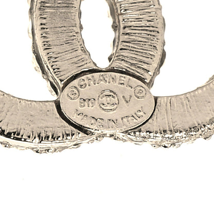 Crystal CC Earrings Silver