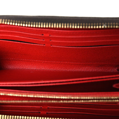 Monogram Zippy Wallet Coquelicot