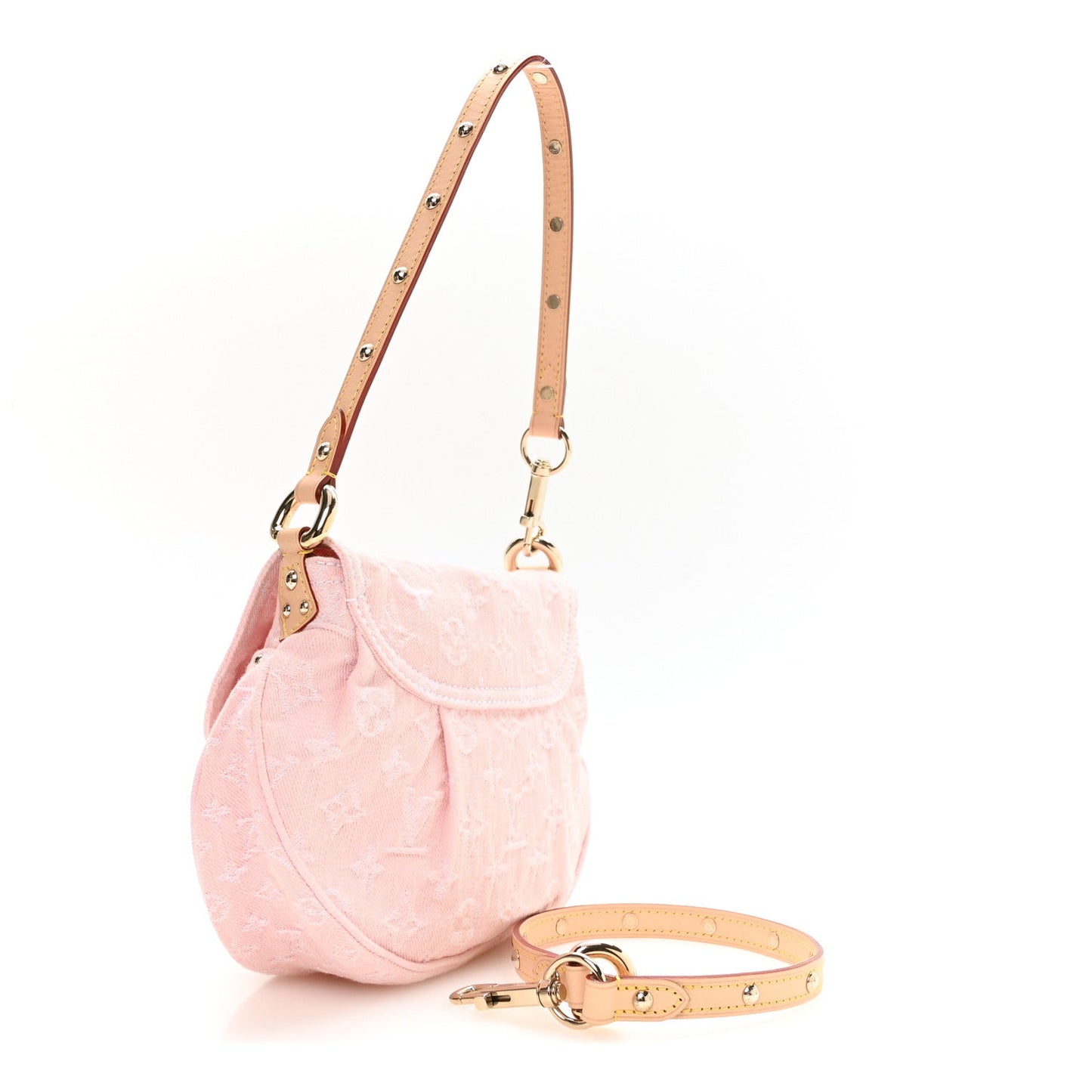 Monogram Denim Sunset Washed Pink