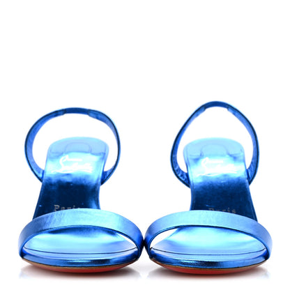 Kid Laminato O Marylin 85 Slingback Sandal Heels 36.5 Alize