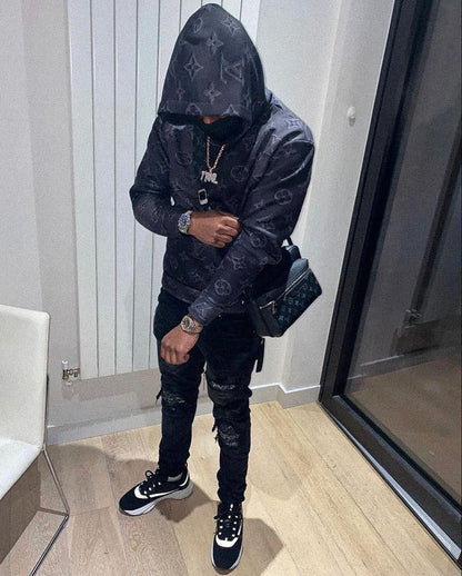 Jeans mimetici Amr Black Bandana