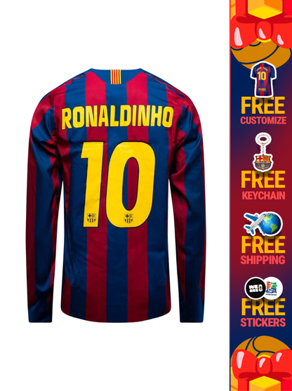 Jersey Retro Home 2005 #10 RONALDINHO