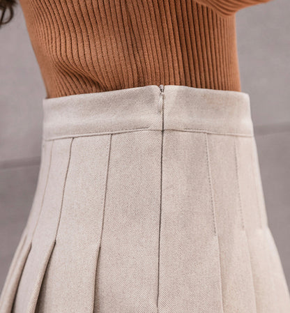 Cute A Line Pleated Skirt P338