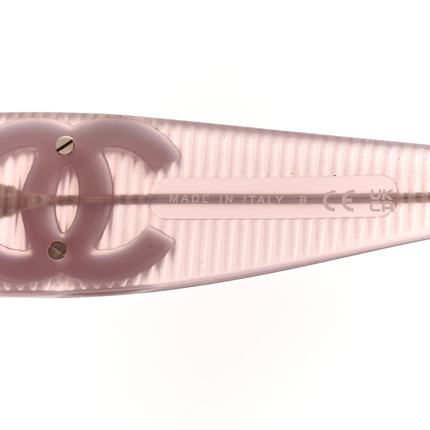 Acetate Shield Sunglasses 5495 Light Pink