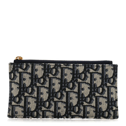 Oblique Dior Pouch Navy Blue