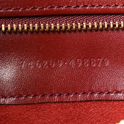 Calfskin Quilted Large Deco Tote Bag Rosso Ancora Red