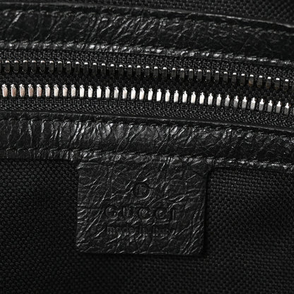 Fluffy Calfskin Morpheus Weekender Duffle Black