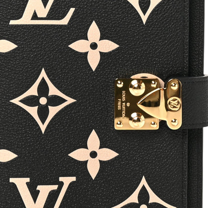 Empreinte Monogram Giant Paul Notebook Cover MM Black Beige