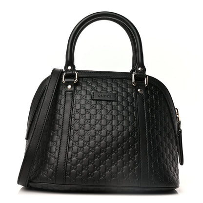 Microguccissima Mini Dome Bag Black