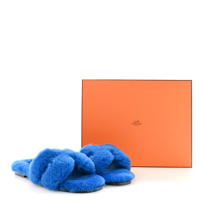 Woolskin Oran Sandals 38 Blue