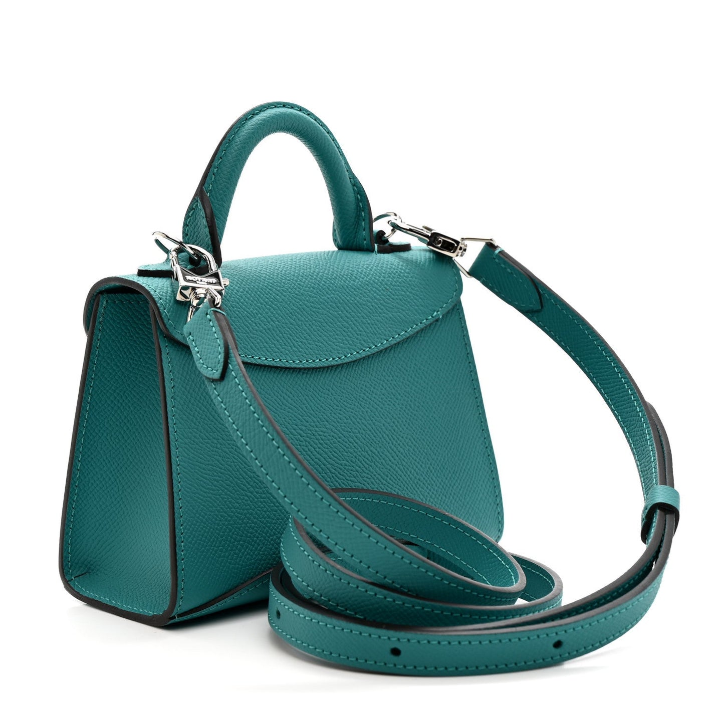 Carat Calfskin Gabrielle Nano Lagoon