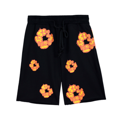 Pantaloncini neri in denim Trs