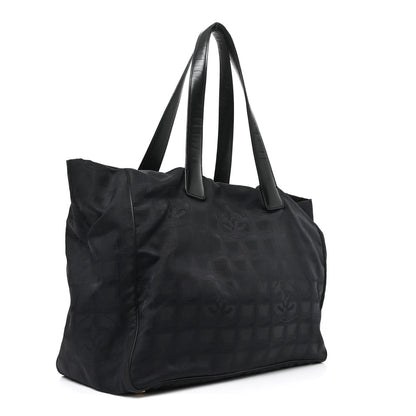 Nylon Medium Travel Tote Black