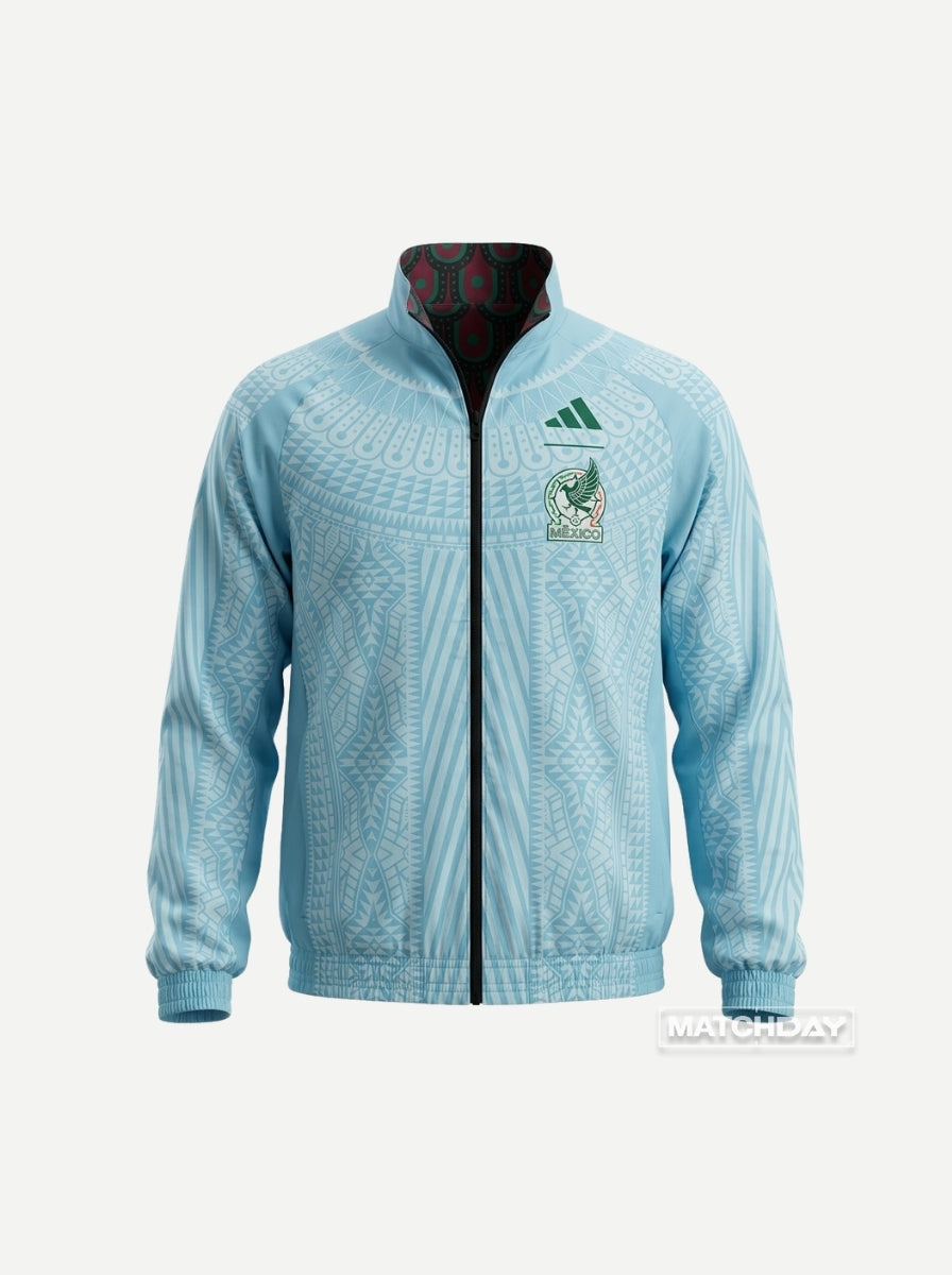 Reversible Windbreaker Red & Sky Blue