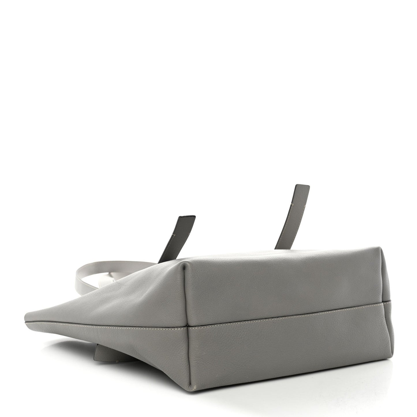Small Grain Smooth Calfskin Medium Darryl Tote Motty Grey