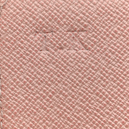 Epi Twist Wallet Rose Ballerine