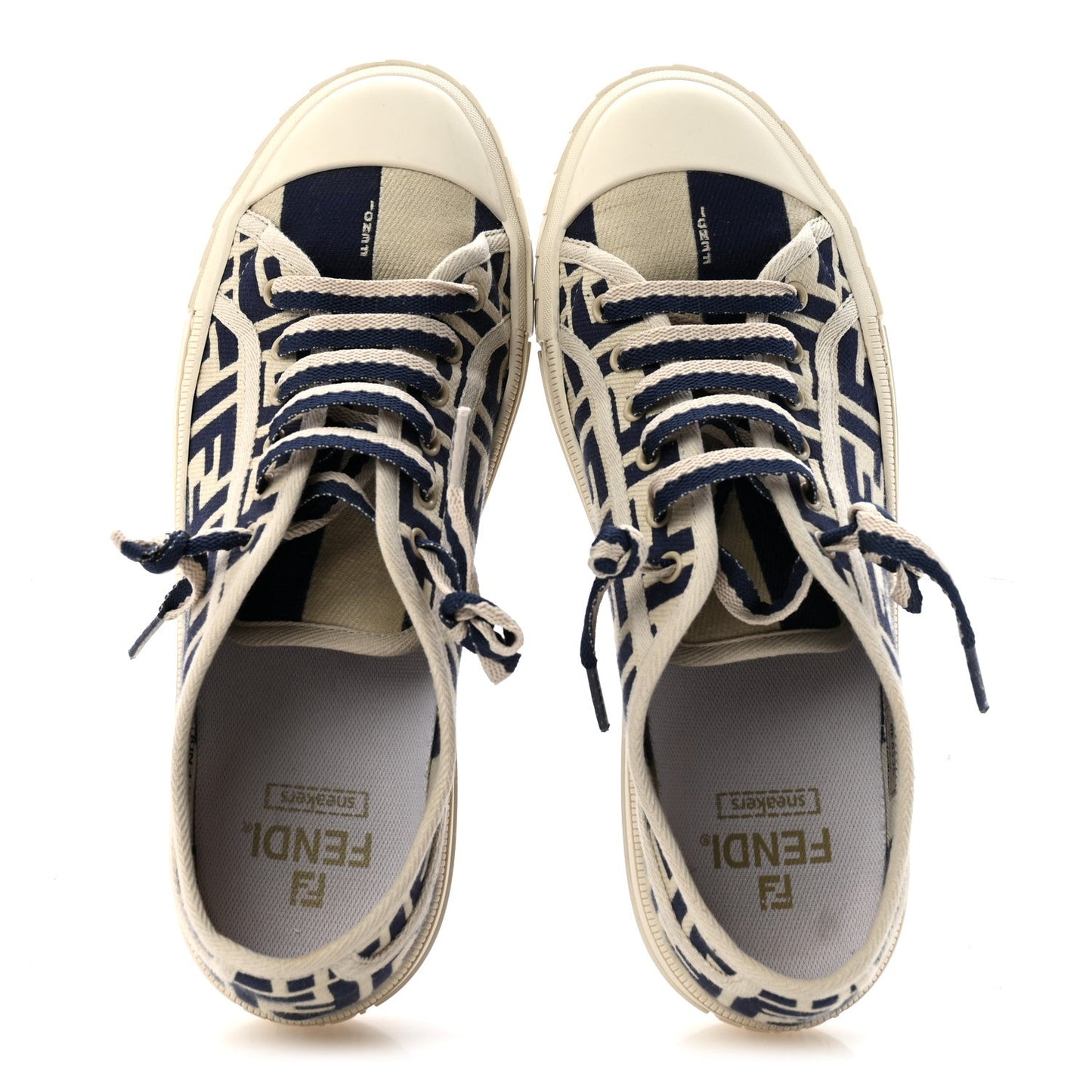 Woven Fabric FF Mens Domino Low Top Sneakers 41 Bei Midnight