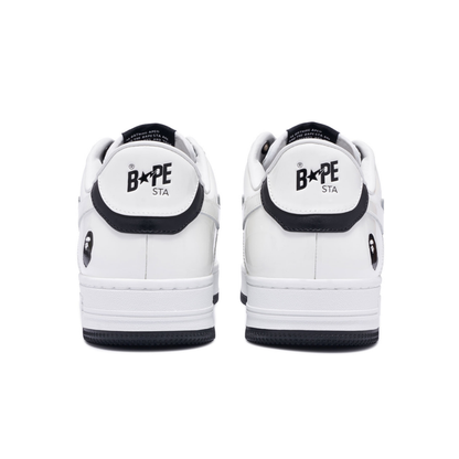 Bape Bapesta White Black
