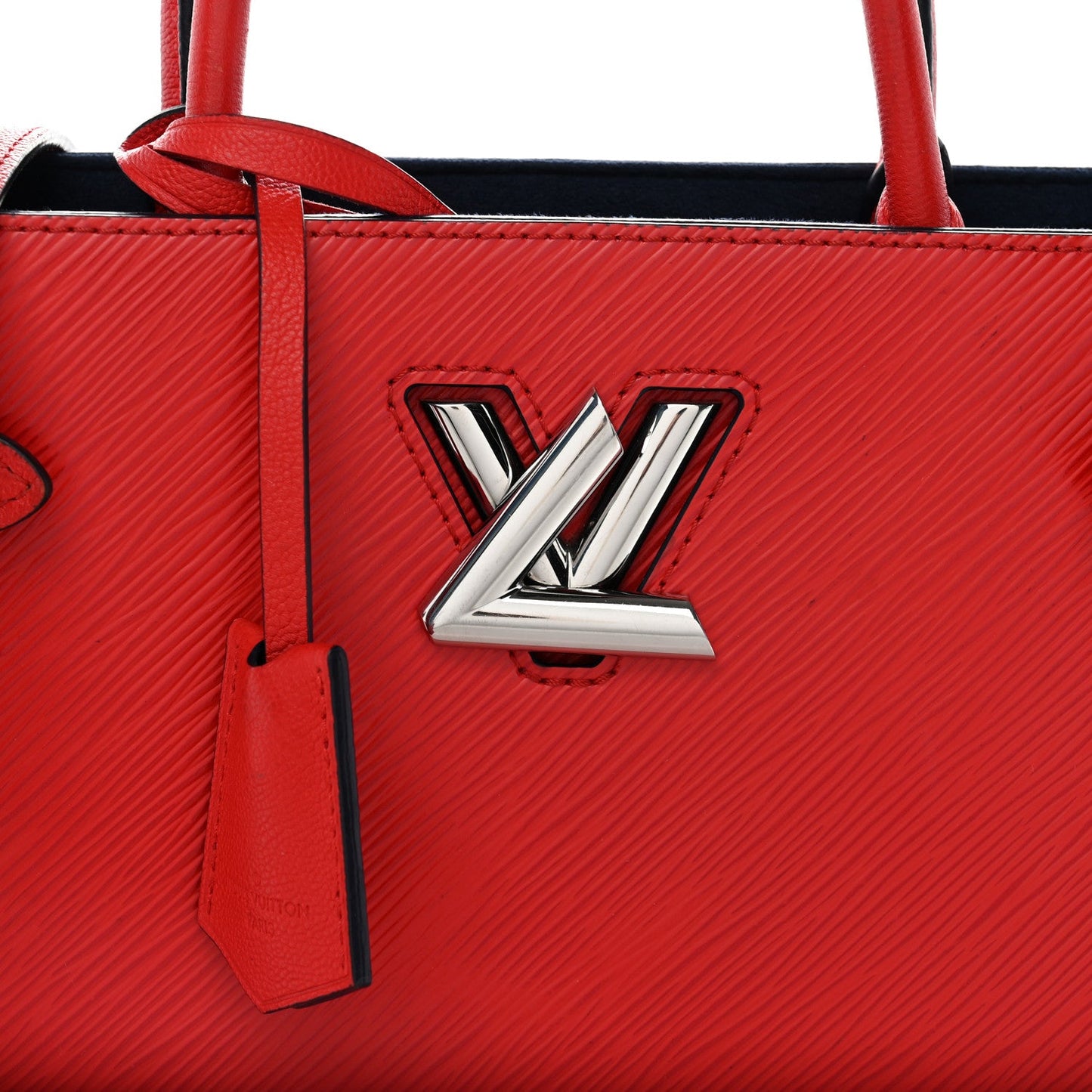 Epi Twist Tote Coquelicot