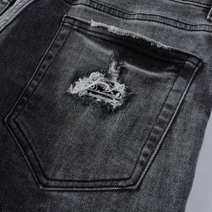 Jeans bandana neri Amr