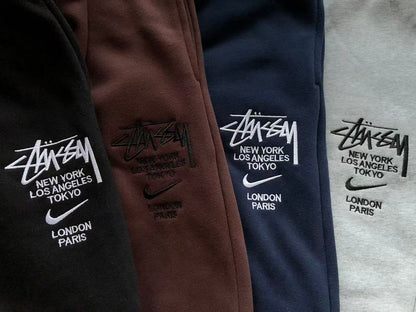 TOP￥~129 PANTS￥~115 N🔥K🔥& ST🔥S🔥Y HOODIE TROUSERS FLEECE