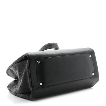 Caviar Executive Cerf Shopper Tote Black