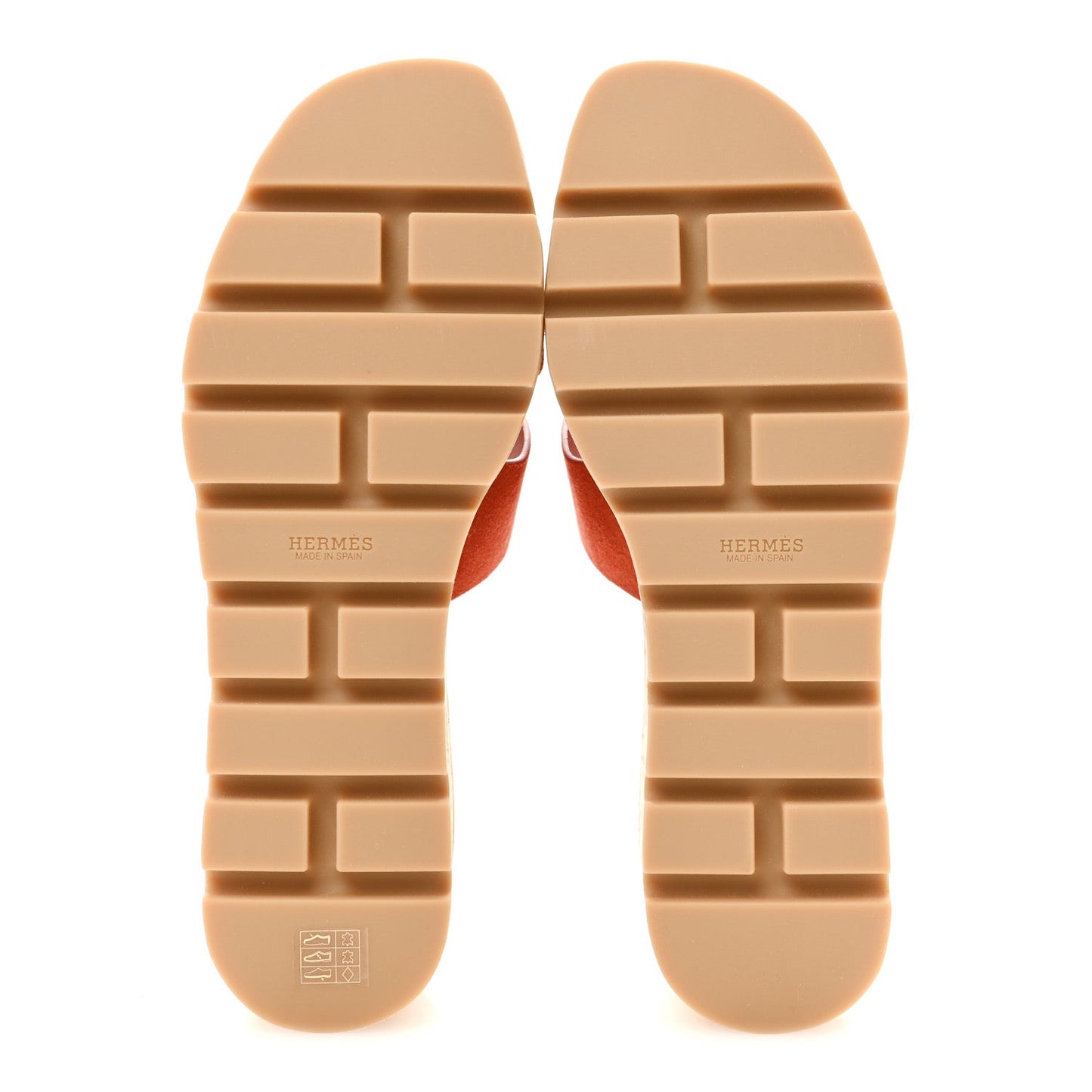 Suede Goatskin Cork Eze 30 Sandals 40 Orange Brulee