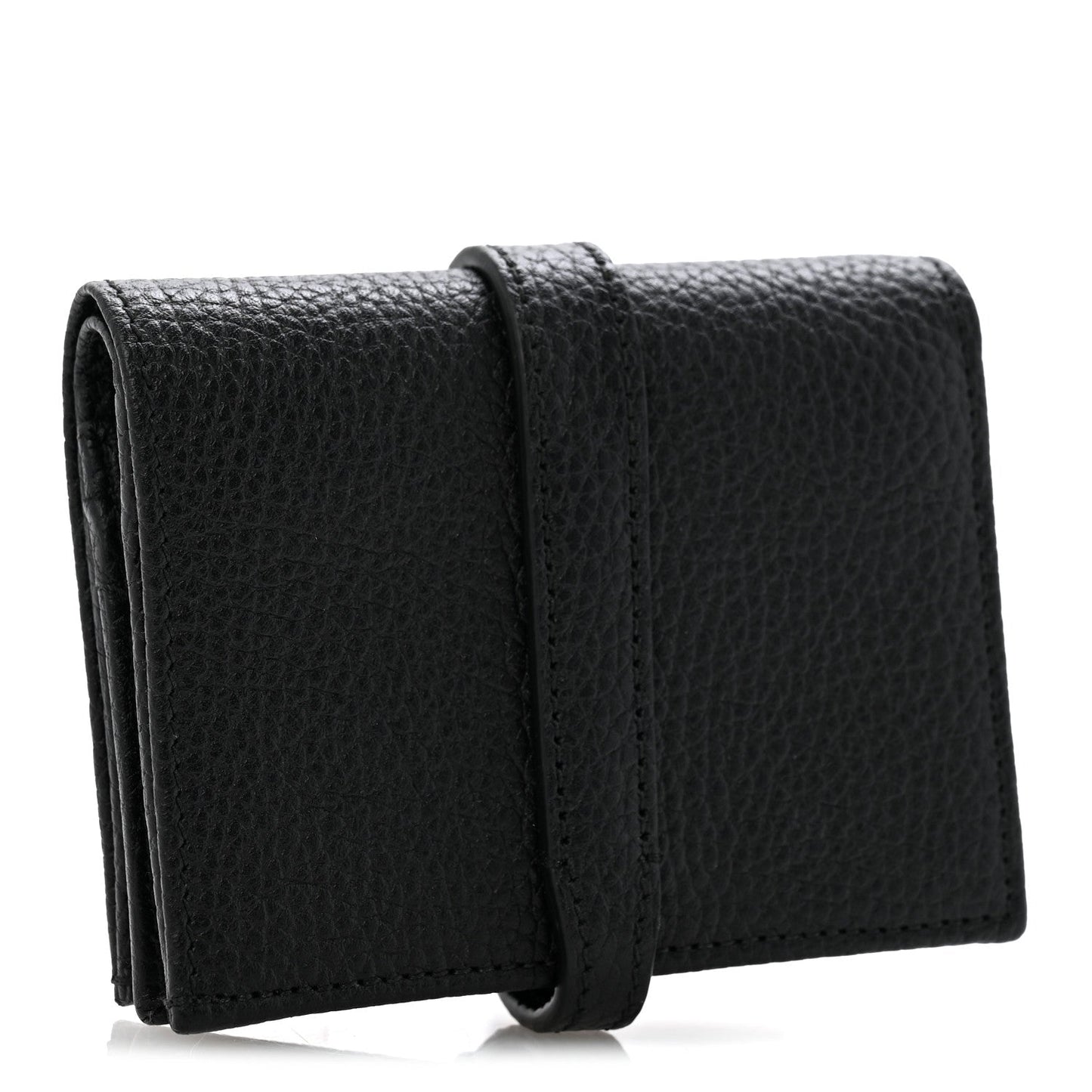 Calfskin Jackie 1961 Card Case Black