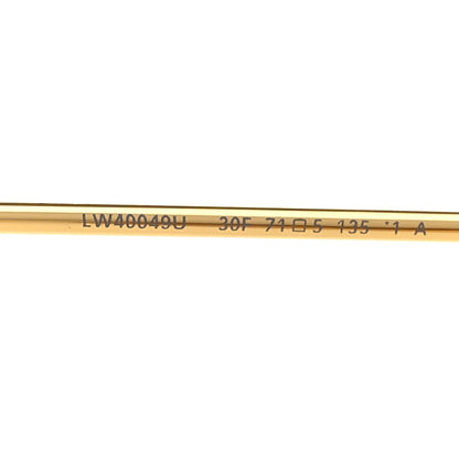 Metal Anagram Sunglasses LW40049U Gold