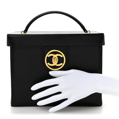 Caviar Vanity Train Case Black