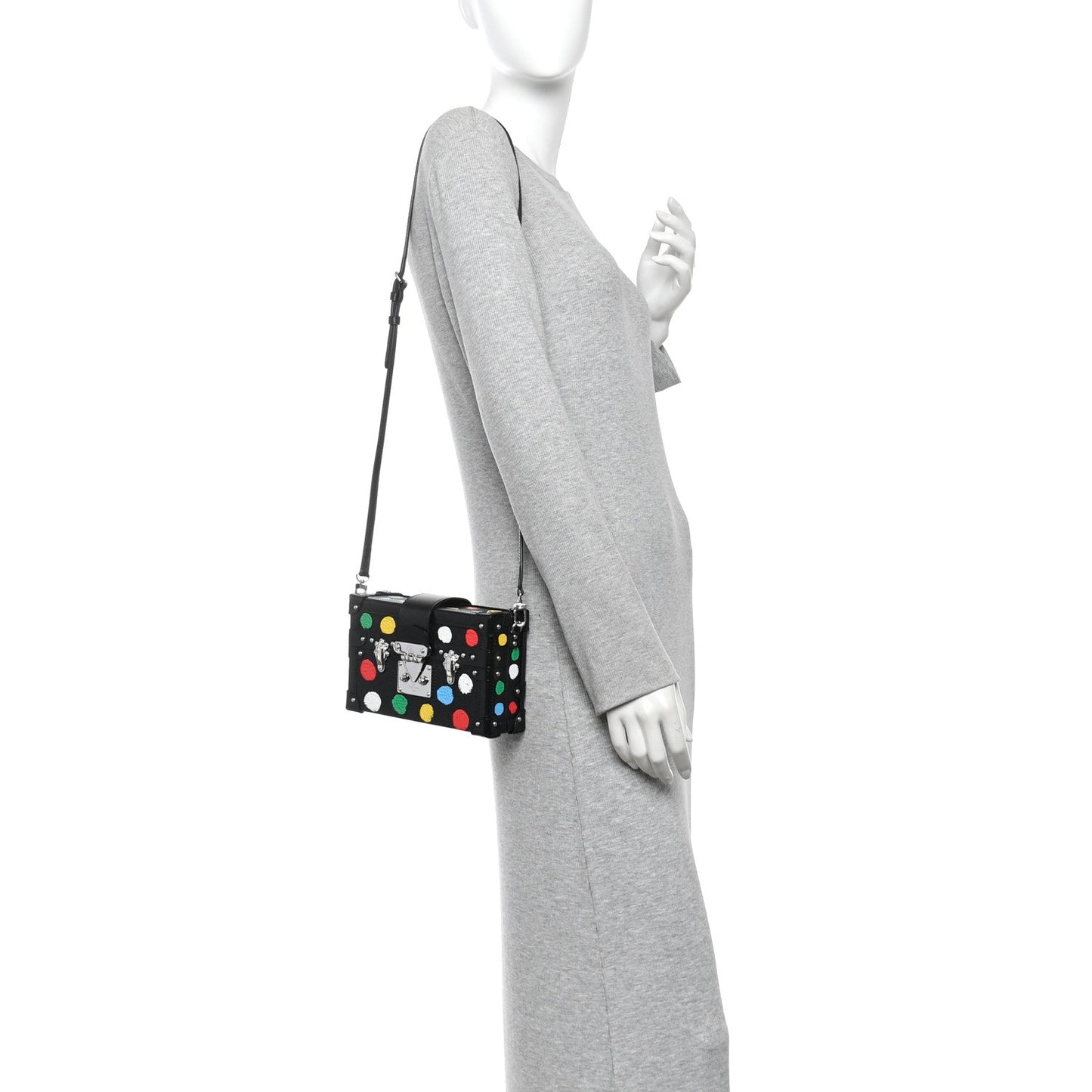 LV X YK Taurillon Petite Malle Black