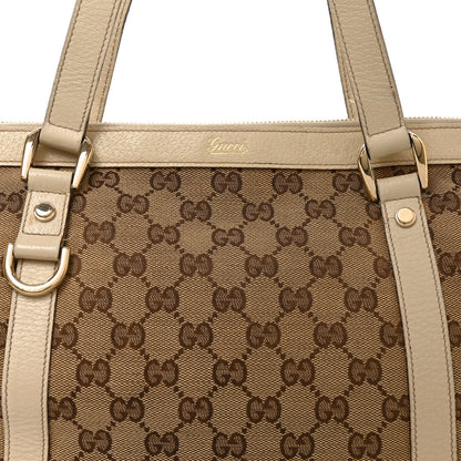 Monogram Medium Abbey Tote Off White