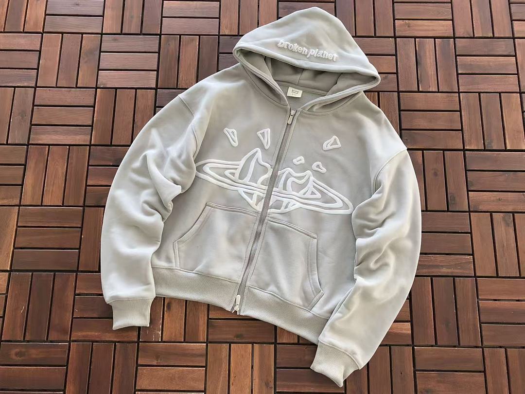 ￥~TOP 169 PANTS 119 BROKEN PLANET HOODIE TROUSERS FLEECE