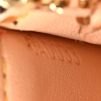Monogram Cherry Blossom Key Pouch Brown