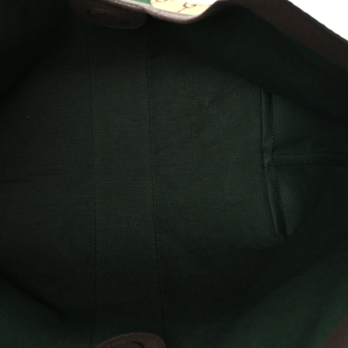 Monogram Web Small Giglio Tote Beige  Dark Brown