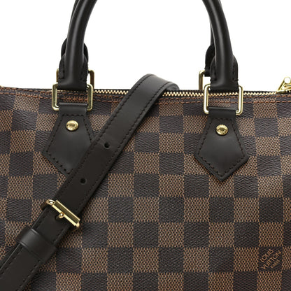Damier Ebene Speedy Bandouliere 25