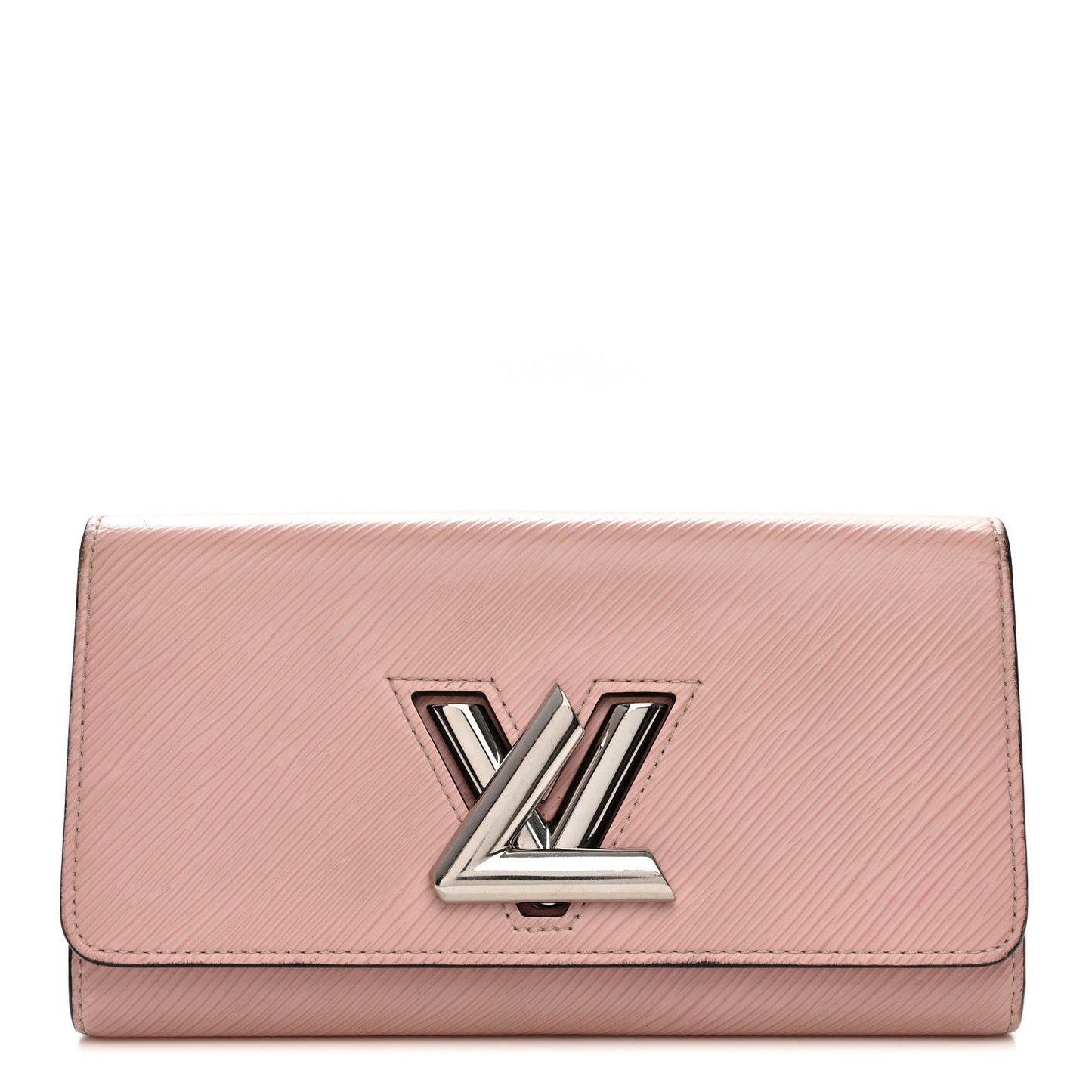Epi Twist Wallet Rose Ballerine