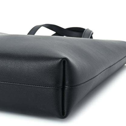 Calfskin Toy Shopping Tote  Black