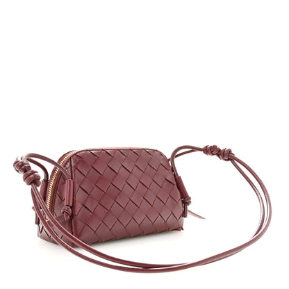 Nappa Intrecciato Concert Pouch Barolo