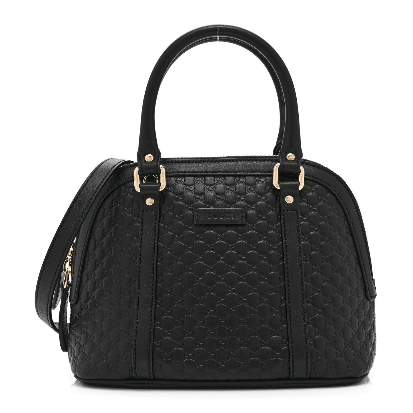 Microguccissima Mini Dome Bag Black